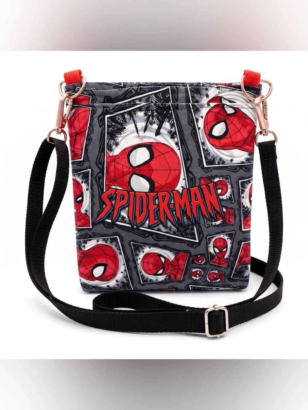 Spider-Man Marvel Inspired Comic Crossbody Cell Phone Bag Purse-Handmade By JJB